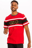 Good Vibes 3D Design Print Gold Foil