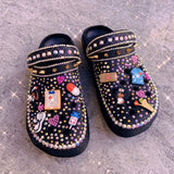 Women's Bling Clogs - Soft Summer Garden Sandals