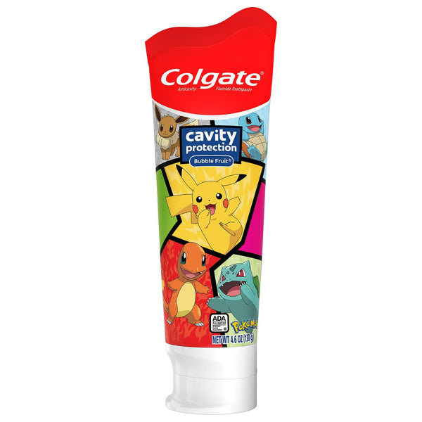 Colgate Kids Fluoride Anticavity Toothpaste; Bubble Fruit Flavor; 4.6 oz