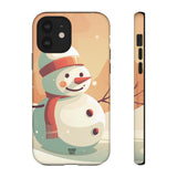 SUNSET SNOWMAN | Tough Phone Case