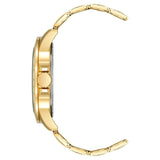 Armitron Men's Dress Watch with Navy Round Dial and Gold Tone Bracelet