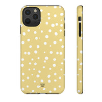MUTED YELLOW DOTS | Tough Phone Case