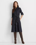 Lauren Ralph Lauren Denim A-Line Shirtdress – Dark Rinse Wash, Size 2