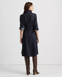 Lauren Ralph Lauren Denim A-Line Shirtdress – Dark Rinse Wash, Size 2