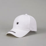 Men's And Women's Solid-color Embroidered Letter Simple And Fashionable Baseball Cap Suitable For Couples' Date, Dinner, Outdoor Outing, Sun Protection Activities