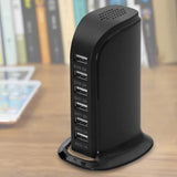 40-Watt 6-Port USB Charging Station for Smart Phones and Tablets