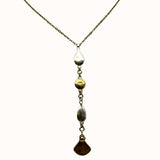 Lucky Brand Two-Tone Pendant Long Necklace, 30 + 2 Extender