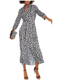 Inc Animal-Print Maxi Shirtdress, Size 8