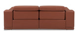 Genuine Italian Leather Power Reclining Sofa