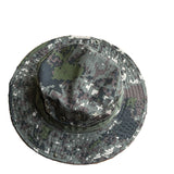 Granite Camouflage Boonie Hat With A Rounded Brim Tactical Design