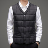 Vest Waistcoat Thermal Liner Dad-style Plus-size Vest