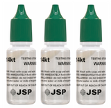 3 Bottles of JSP 14K Gold Acid Testing Solution Jewelry Test Tester Precious Metals