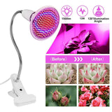 12W LED 360° Rotatable Plant Grow Light with Desk Clip