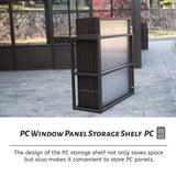 [12x16FT] Alora Extra Large All-Season Outdoor Wall-Mounted Sunroom Solarium With Detachable Polycarbonate Windows And Lockable Sliding Doors (SAK97835)