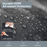 [12X25FT] Alora Heavy Duty Extra Large Multi Vehicle Carport Kit With Galvanized Steel Roof (SAK37514)