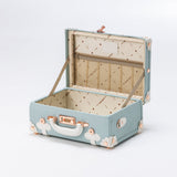 SarahFace 2 Pieces Luggage Set - Embossed Blue