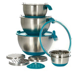 13-Piece: Wolfgang Puck Stainless Steel Mixing Bowl Set (Refurbished)