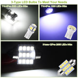 13-Pieces: T10 31mm Festoon LED Light