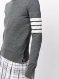 Thom Browne Women Wool 4-Bar Relaxed Pullover