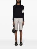 Thom Browne Women Wool 4-Bar Relaxed Pullover