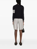 Thom Browne Women Wool 4-Bar Relaxed Pullover
