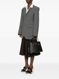 Prada Women Medium Prada Double Saffiano Leather Bag