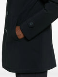 Herno Men Double-Breasted Nylon Down Jacket