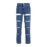 Alexander Mcqueen Denim Pants Women