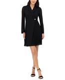 Vince Camuto Signature-Stretch Pleated-Chiffon Dress, Size 10