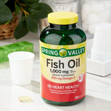 Spring Valley Omega-3 Fish Oil Soft Gels; 1000 mg; 300 Count