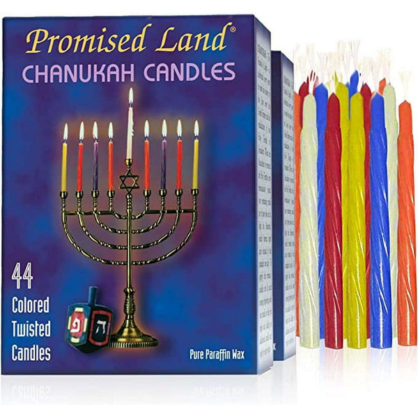 CANDLES C HANUKAH 44CT PROMISED LAND