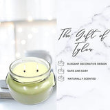 Tyler Candle Company Limelight Jar Candle - Luxurious Scented Candle with Essential Oils - Long Burning Candles 110-120 Hours - Large Candle 22 oz with Worldwide Nutrition Multi Purpose Key Chain
