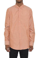 Mens White Long Sleeve Button Down Shirt
