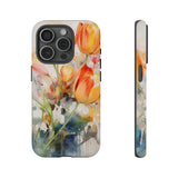 WATERCOLOR TULIPS | Tough Phone Case