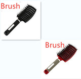 Hairbrush Anti Klit Brushy Haarborstel Women Detangler Hair Brush Bristle Nylon Scalp Massage  Teaser Hair Brush Comb
