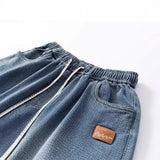Trendy American-style Summer Slim-fit Denim Shorts