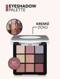 Flormar 9-Color Eyeshadow Palette Matte & Shimmer 9g