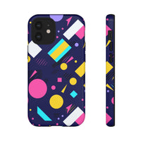80s / 90s RETRO PATTERN DARK | Tough Phone Case