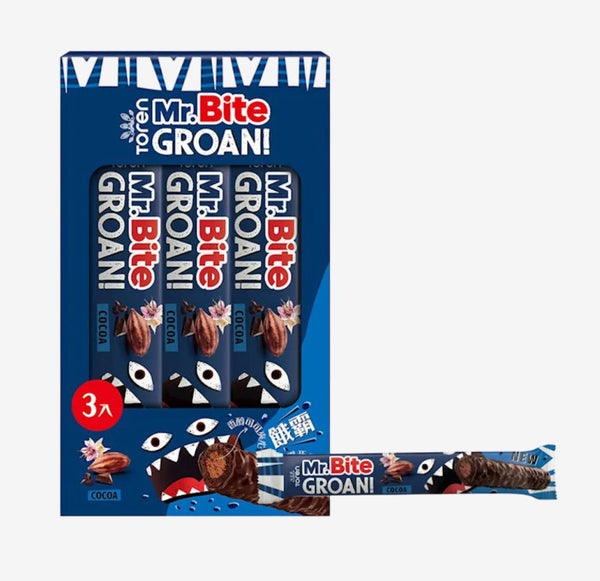Mr. Bite groan dark chocolate with cocoa bar 35g 24pk