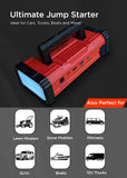 YOUCANIC Pro 6000A Jump Starter - Powerful Car Battery Booster, Power Bank, & Smart Safety Features
