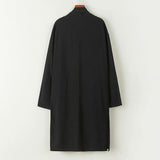Men's Mandarin-collar Mid-length Trench Coat