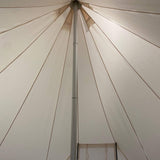 [13X19FT] Extra-Large Heavy-Duty Outdoor Four Seasons Glamping Canvas Bell Yurt Tent (SAK45688)