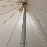 [13X19FT] Extra-Large Heavy-Duty Outdoor Four Seasons Glamping Canvas Bell Yurt Tent (SAK45688)