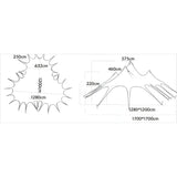 Alora Extra Large Portable Waterproof Multifunctional Outdoor Rain Tarp Canopy (SAK79811)