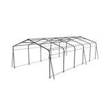 [13X26FT] Alora Heavy-Duty Weather-Resistant Outdoor Carport With Protective Film (SAK82451)