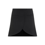 Courreges Ellipse Twill Mini Skirt Women