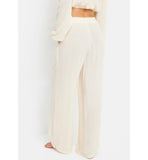Lscn by Lascana Womens High Waisted Wide Leg Pants, Size 6