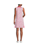 Lands End Womens Cotton Jersey Notch Neck Dress -medium