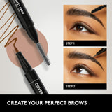 COVERGIRL Easy Breezy Brow All-Day Brow Ink Pen, 400 Rich Brown, 0.02 fl oz, Eyebrows, Eyebrow Pencil, Brow Pencil, Matte, Eyebrow Enhancer, Super-Fine Tip, Smudge Proof, Longlasting