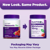 Natrol? Melatonin Gummies, Sleep Support for Adults, Strawberry Flavor, 10mg, 90 Count